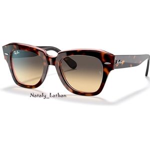 RayBan (Store Display) State Street Tortoise Gradient Brown RB2186